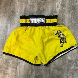 Yellow Muay Thai Fighting Shorts (Tuff)